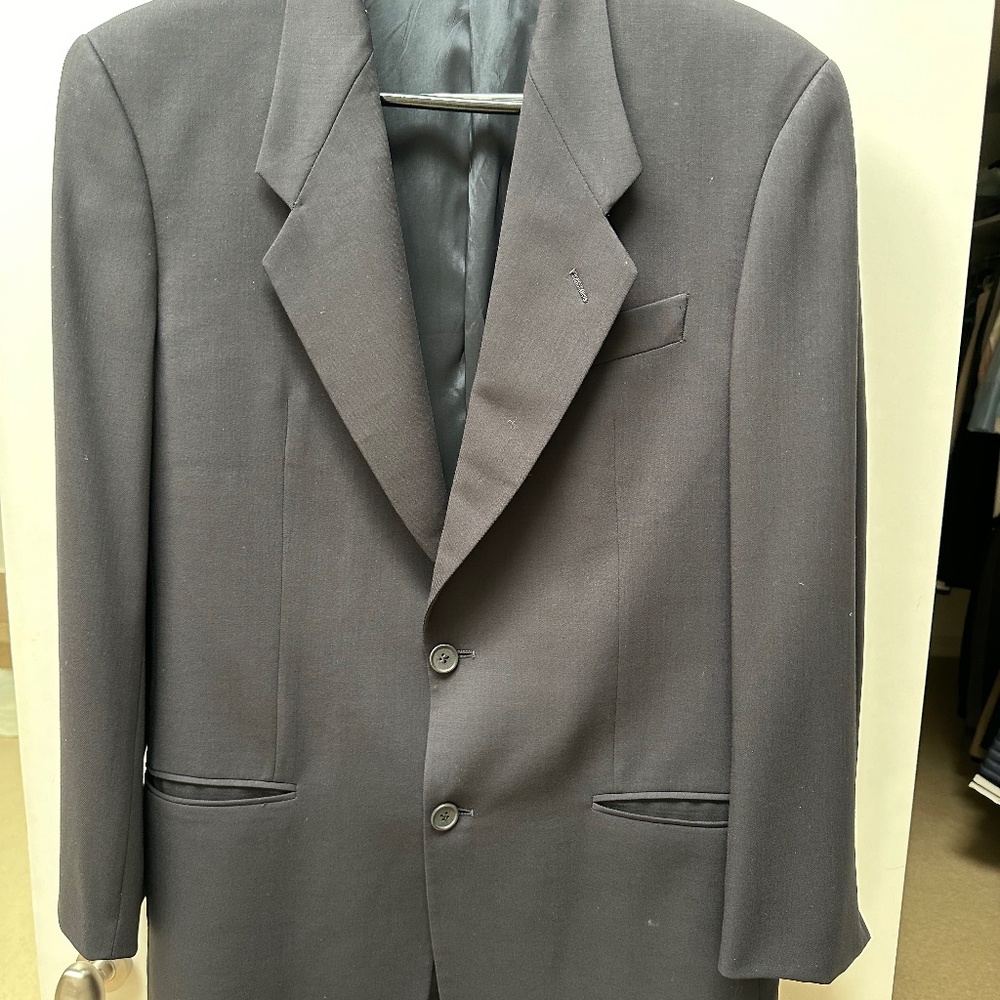Black Armani Collezioni Sport Coat size 38R